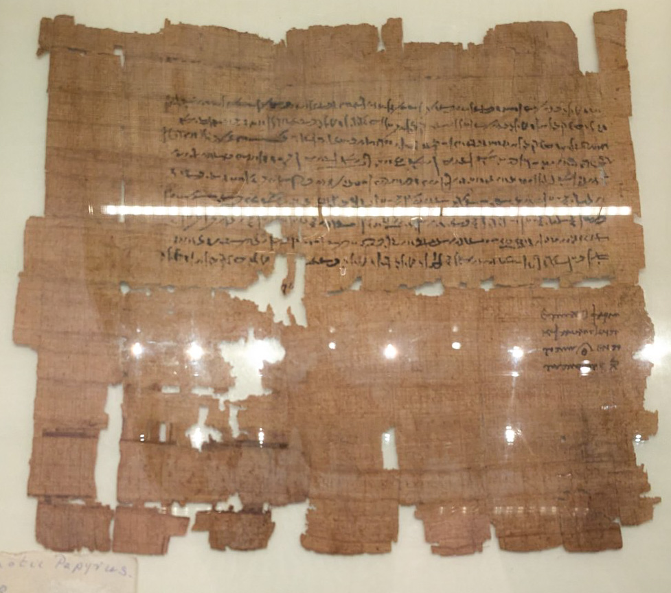 Demotic papyrus
